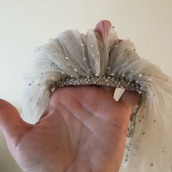 Stephen Yearick Strapless Wedding Gown and Veil - NWT- Champagne Color - Picture 9 of 16